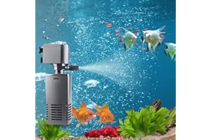 BLUTAILS Aquarium Internal Filter | 4 in 1 High Power Oxygen Filteration System | HANA -1500F Green Series 50% Energy Saving,