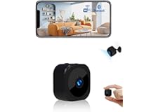 AOBOCAM Camera Espion，WiFi 1080P Bluetooth Mini Caméra de Surveillance Interieur/Extérieur sans Fil avec Enregistrement WiFi 