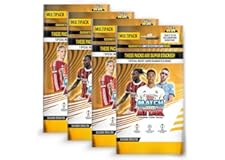 Topps UEFA Champions League Match Attax 24/25 Trading and Collectible Card Game (Multipack of 4)