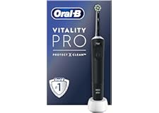 Oral-B Vitality Pro Brosse À Dents Électrique Noire, 1 Brossette