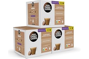 NESCAFÉ Dolce Gusto Cortado, 90 cápsulas, Notas a almendra tostada (3 pack x 30 )