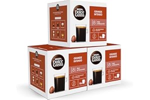 NESCAFÉ Dolce Gusto Café Grande intenso, 48 cápsulas, Café Americano Grande, Intensidad 5 (3 pack x 16)