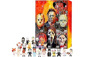 Halloween adventskalender 2024, 2024 Halloween horror filmfiguren adventskalender, Halloween adventskalender voor kinderen, 2