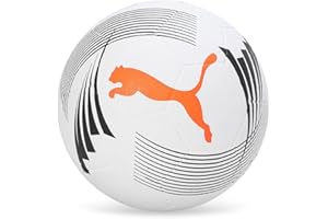 Puma Unisex-Adult Future 2 Soccer Ball,White-Ultra Orange,5(5476004)