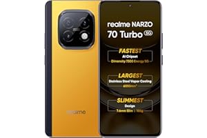 realme NARZO 70 Turbo 5G (Turbo Yellow,6GB RAM,128GB Storage) | Segment's Fastest Dimensity 7300 Energy 5G Chipset | Motorspo