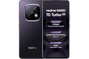 realme NARZO 70 Turbo 5G (Turbo Purple,6GB RAM,128GB Storage) | Segment's Fastest Dimensity 7300 Energy 5G Chipset | Motorspo