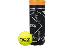 NOX Bote de 3 Pelotas de pádel Pro Titanium