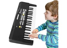 Piano Enfant pour 2 3 4 5 6 7 8 Ans, Clavier de Piano pour Enfants avec Micro, 37 Touches Clavier Enfant Multifonctions Music