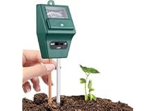 PERDANT Soil pH Meter | 3 in 1 Soil Testing Meter | pH Tester Acidity Hydroponic Tester | Soil Analyzer Detector for Testing 