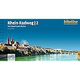 Rhein-Radweg / Rhein-Radweg Teil 2: Von Basel nach Mainz, 1:75:000, 381 km, GPS-Tracks Download, LiveUpdate (Bikeline Radtour