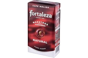 Café Fortaleza - Café molido natural, 250 gr, Pack de 3