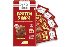 BARK OUT LOUD Protein Bars - Dog Treats with Chicken & Fish | Collagen, No added Sugar | Pumpkin, High Fiber Snacks for Dogs 