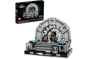 LEGO 75352 Star Wars Troonzaal van de keizer diorama, Return of the Jedi 40ste Verjaardag Lichtzwaard Gevecht Set, Collectibl