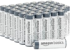 Amazon Basics Lot de 40 piles alkaline AA industrielles