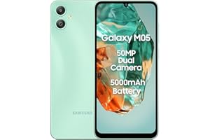 Samsung Galaxy M05 (Mint Green, 4GB RAM, 64 GB Storage) | 50MP Dual Camera | Bigger 6.7" HD+ Display | 5000mAh Battery | 25W 