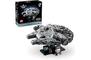 "LEGO Star Wars: A New Hope Millennium Falcon 25e Jubilieum Ruimteschip Bouwpakket voor Volwassenen, Creatieve Hobby en Decor