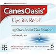 CanesOasis Cystitis Relief | Granules for Oral Solution to Relieve & Treat the Burning & Stinging of Cystitis | 48hr Complete