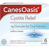 CanesOasis Cystitis Relief | Granules for Oral Solution to Relieve & Treat the Burning & Stinging of Cystitis | 48hr Complete