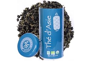 Khla - Té Azul Oolong Orgánico - Caja Metálica 90g - Té Oolong Orgánico a Granel - Hojas Secas - Té Wulong - Origen China - P