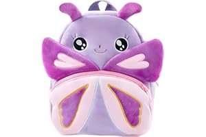 Delicado Cute Small Toddler Kids Preschool Backpack Butterfly design Nursery Preschool Playschool School Picnic Travelling Ba