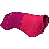 Ruffwear, Sun Shower Dog Raincoat, All-Weather Jacket, Waterproof, Windproof & Lightweight, Hibiscus Pink, X-Small