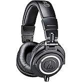 Audio-Technica ATH-M50x Professional Monitor Headphones, Black