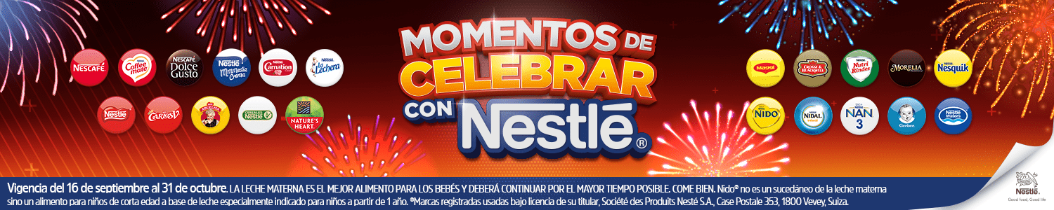 Momentos de celebrar con Nestlé