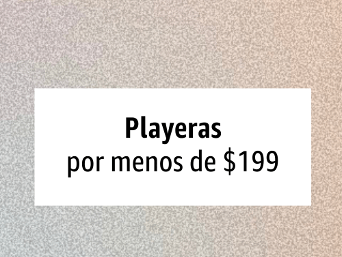 Men: Playeras hasta $199