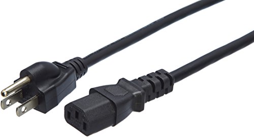 AmazonBasics Power Cord - 3-Foot, Black