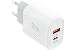 Carregador de Parede Ultra Rápido com 1 Saída USB-C Power Delivery 20W + 1 Saída USB-A 18W I2GO - i2GO PRO, Branco