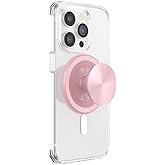 PopSockets Phone Grip with Expanding Kickstand, Compatible with MagSafe, Adapter Ring for MagSafe Included, Wireless Charging