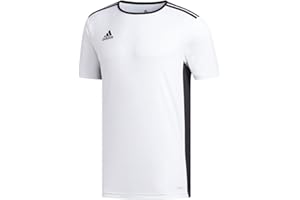 adidas Men's Soccer Entrada 18 Jersey, White/Black, Large
