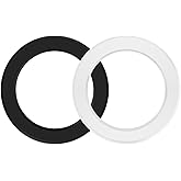 Wannap Magnetic Adapter Rings Compatible for Magsafe - 2 PCS Magnetic Sticker Rings for iPhone 16/15/14/13/12 Series, Compati