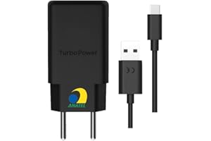 Kit de Carregador Turbo Android Power 30W 4.0 Entrada Tipo C + Cabo USB - Tipo C 1m (Preto) Universal Carregador de Parede PR