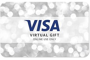 Visa Virtual $100 eGift Card (plus $5.95 Purchase Fee) - For Online Use Only