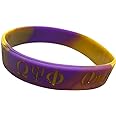 Express Design Group Omega Psi Phi Silicone Bracelet