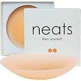 NEATS Nipple Covers for Women, Reusable & Hypoallergenic Adhesive Silicone Pasties