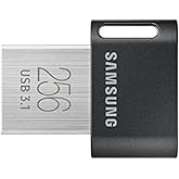 SAMSUNG MUF-256AB/AM FIT Plus 256GB - 400MB/s USB 3.1 Flash Drive, Gunmetal Gray