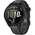 Garmin Forerunner 165, Running Smartwatch, Colorful AMOLED Display, Training Metrics and Recovery Insights, Black