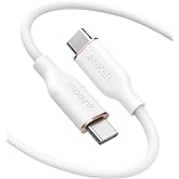 Anker USB C Cable,100W USB C to USB C Flow Cord, Type C Charger Fast Charging for iPhone 16 Series, MacBook Pro 2020 and More