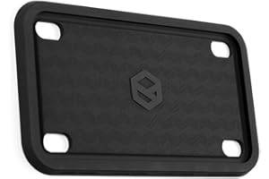 Rightcar Solutions Motorcycle The Original Premium Grade Silicone Bike Plate Frame | Rust Proof, Rattle Proof, Weather Proof 