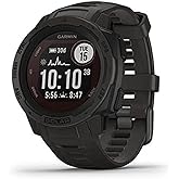 Garmin 010-02293-10 Instinct Solar, Rugged Outdoor Smartwatch with Solar Charging Capabilities, Built-in Sports Apps and Heal