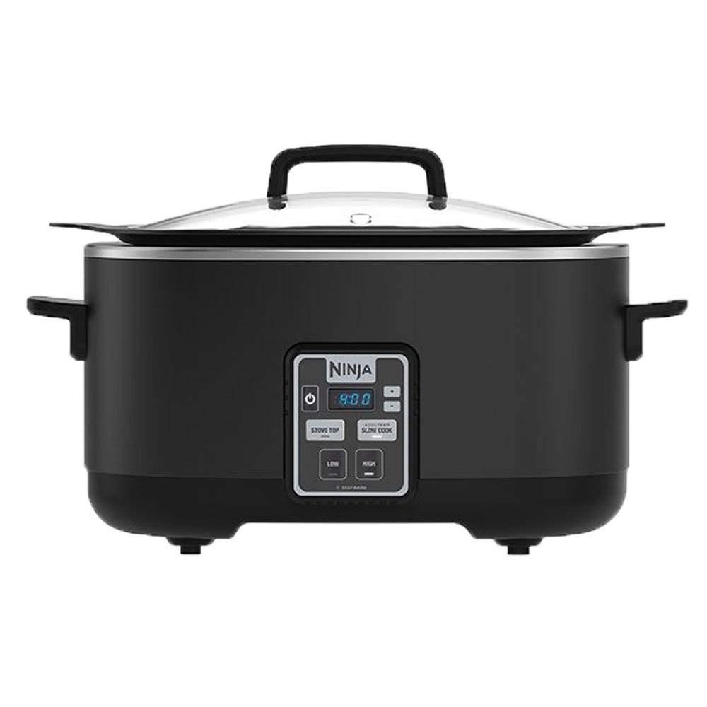 BRAND NEW Ninja 2-in-1 6 Quart Stove Top Digital Slow Cooker Cooking System with Recipes (Renewed)