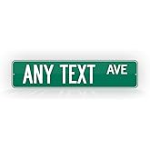 Customized Green Road Sign Personalized Novelty Street Sign