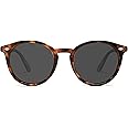 SOJOS Retro Round Polarized Sunglasses for Women Men Classic Vintage Sunnies SJ2069