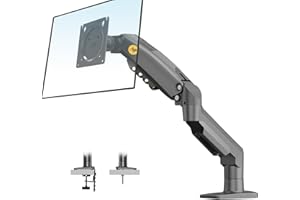 NB North Bayou Monitor de suporte de suporte de mesa de movimento completo Braço de monitor giratório com mola a gás para mon