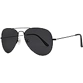 JOOX Polarized Aviator Sunglasses for Women Men, UV400 Protection Lens and Lightweight Metal Pilot Frame