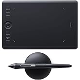 Wacom Intuos Pro Medium Creative Pen Tablet,Black PTH660 - (Renewed)