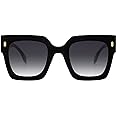 SOJOS Vintage Oversized Square Sunglasses for Women,Retro Womens Luxury Big Sun Glasses UV400 Protection SJ2194