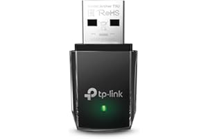 Adaptador USB wireless dual band AC1300 TP-Link Archer T3U, Preto, Pequeno